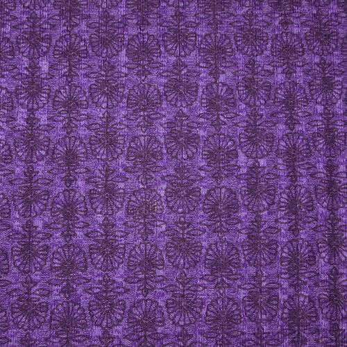 Mauve Floral Fabric Floral Fabric Mauve Rib Knit Fabric sold by 12 yard