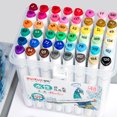 thumbnail image 2 of Graflsoa 24 Dual-Tip Washable Watercolor Markers, Portable Art Set for Kids & Adults, Ideal Gift for Creative Minds, 2 of 7
