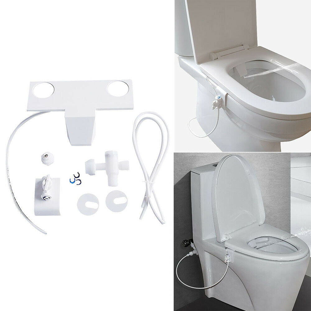Fresh Water Spray Non-Electric Mechanical Bidet Toilet Seat Attachment Accessory 