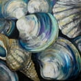 thumbnail image 2 of Vertentes, Jeanette 15x15 Gold Ornate Wood Framed with Double Matting Museum Art Print Titled - Key West Shells, 2 of 4