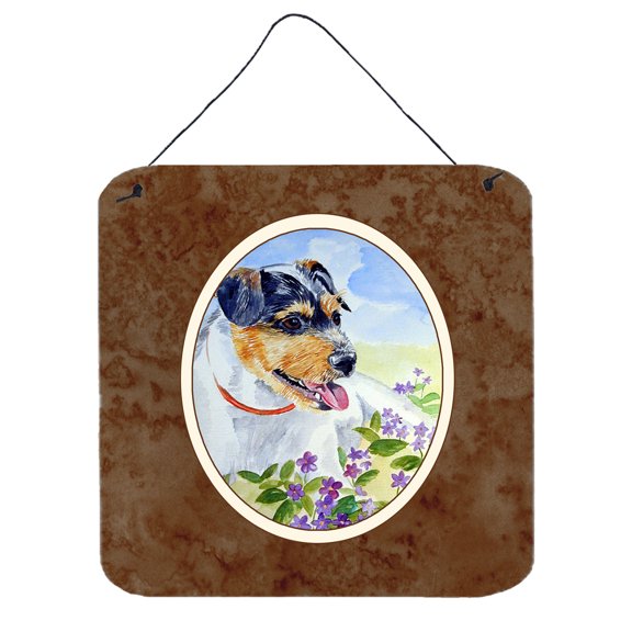 Carolines Treasures 7106DS66 Jack Russell Terrier Wall or Door Hanging Prints 6x6 multicolor