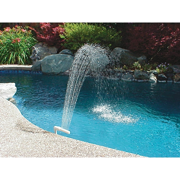 Poolmaster Pool Spa Waterfall Fountain - White