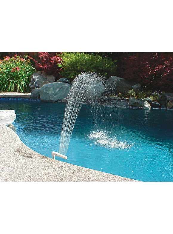 Poolmaster Pool and Spa Waterfall Fountain for In Ground and Above Ground Swimming Pools