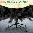 thumbnail image 6 of Farmdex 6ft Unlit Black Christmas Tree, Artificial Tree with 700 Branch Tips, Metal Stand, Xmas Full Tree for Indoor Holiday Carnival Party, 6 of 8