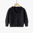thumbnail image 2 of Gvdentm Sweater Uniform Sweaters for Boys Boys Sweater Pullover Sweater Uniform V-Neck Soft Cotton Clothing(Black,3-4 Years), 2 of 5