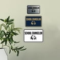thumbnail image 3 of Classic Framed School Counselor Sign (Navy Blue / White) - Small, 3 of 5