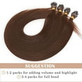 thumbnail image 5 of SEGO 100% Remy Human Hair Extensions Micro Loop Hair Extension Nano Micro Bead Ring Thick Hair Piece Clearance, 5 of 8
