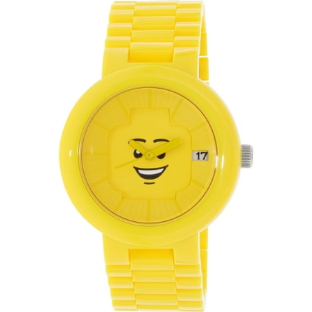 Lego Men's Happiness 9007347 Yellow Plastic Quartz Fashion Watch