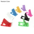 thumbnail image 2 of Foldable Desktop Plastic Phone Holder Bracket Stand for Live Video,Random Color, 2 of 6