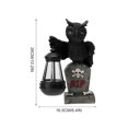 thumbnail image 4 of RUNROTOO Owl Solar Light Statue Resin  Theme Party Decor 1Pack, 4 of 4