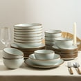 thumbnail image 2 of Stone + Lain Brasa Stoneware Collection Dinnerware Set, 32-Piece Service for 8, Light Green, 2 of 6