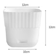 thumbnail image 2 of 5PCS Square Plant Pots with Drainage Holes - Stylish for Indoor Plants, 2 of 5