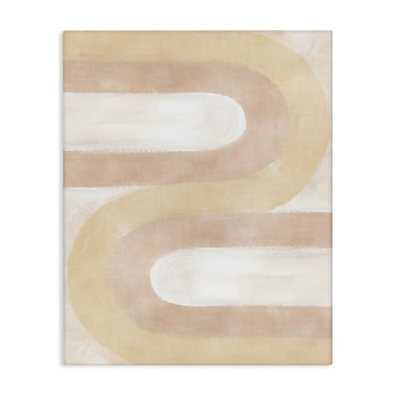 Stupell Industries Contemporary Wavy Alternating Arches Canvas Art, 16 x 20, by BlursByAI