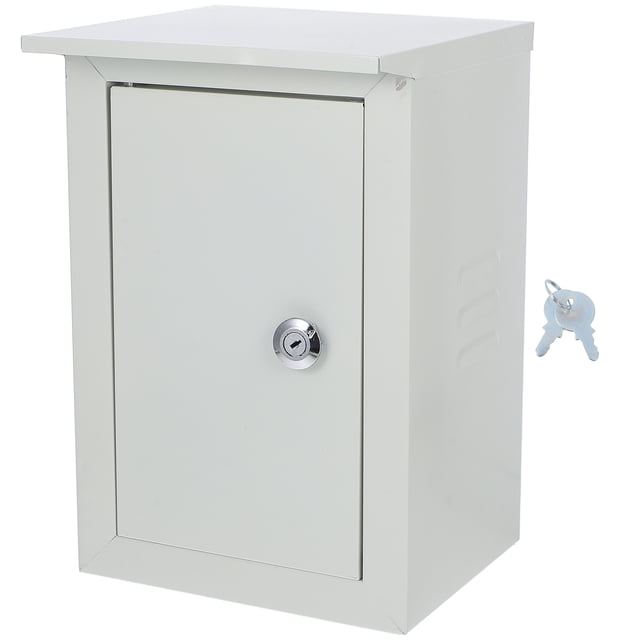 KAKOWELY Metal Electrical Box Outdoor Cable Box Outdoor Cable Box Enclosure Case,11.81"X7.87"X6.3"