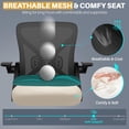 thumbnail image 4 of Silla de oficina FelixKing de malla ergonómica con soporte lumbar, 4 of 8