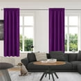 thumbnail image 1 of Xihbxyly Cortina Aislante Térmica, Diseño de Seda Que Ahorra Energía, Reducción de Ruido, Decoración para Dormitorio y Cocina, Insonorizante y Oscurecedora, Fácil Instalación, Juego de Cortinas, Tama, 1 of 3