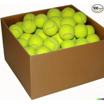 VIV 100 Pack Quality Pressurized Tennis Balls Bulk, High Altitude Bounce 1.35m and More Durable.