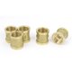 thumbnail image 1 of Conector de acoplamiento recto de rosca hembra de latón de 1/2 BSP, accesorios de tubería, 5 piezas, 1 of 2