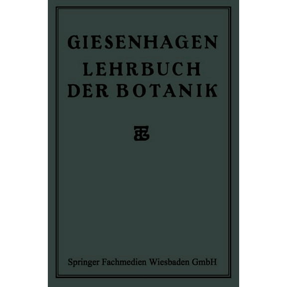 Lehrbuch Der Botanik, (Paperback)