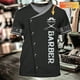 thumbnail image 1 of Camiseta de moda con nombre personalizado para hombre, camisa deportiva informal con estampado 3D de peluquero, de manga corta, de verano, gran oferta, Unisex, DW28Adult size XL Gao Jinjia LED, 1 of 2