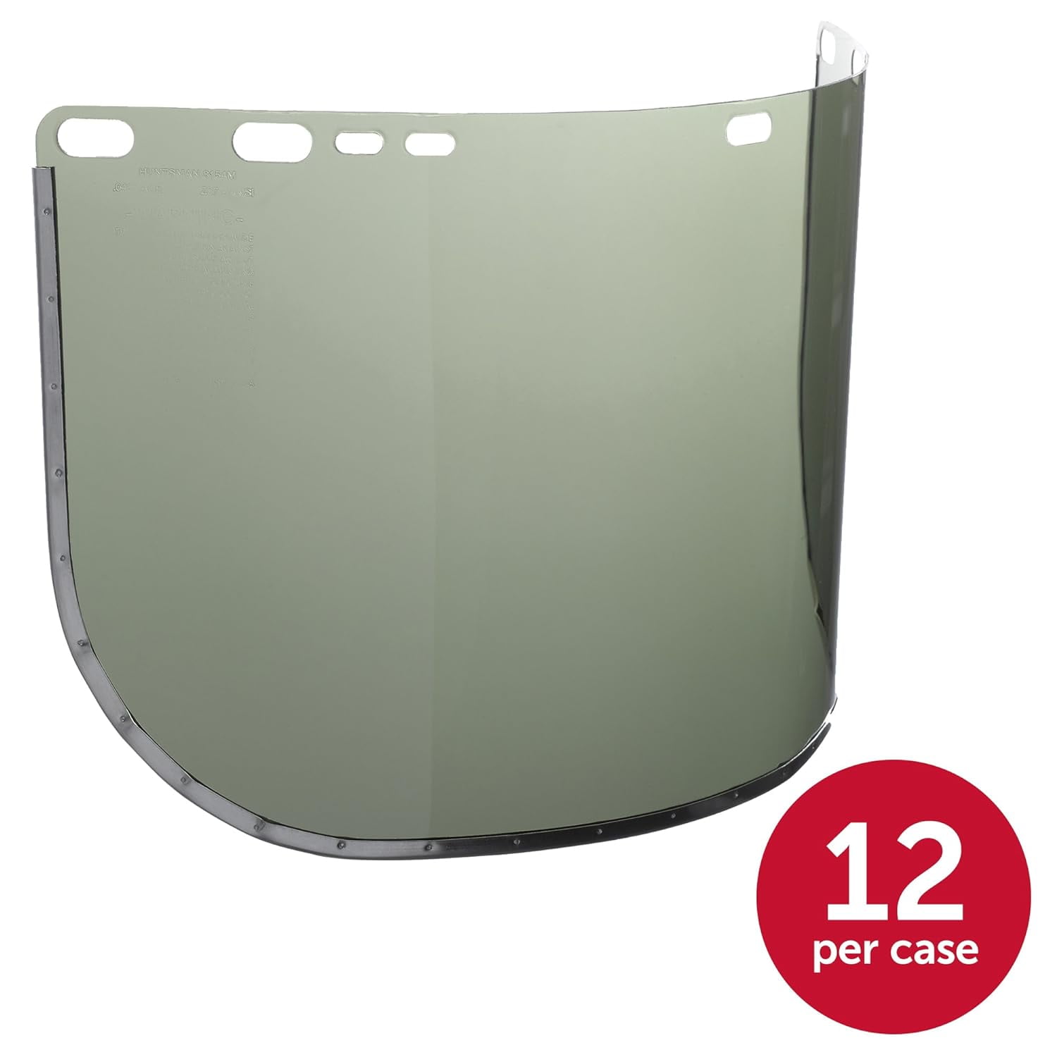 Jackson Safety F30 Acetate Face Shield (29082), 9” x 15.5”, Light Green, Reusable Face Protection, 12 Shields / Case