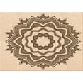 thumbnail image 1 of Ahgly Company Indoor Rectangle Patterned Sienna Brown Area Rugs, 5' x 7', 1 of 6