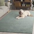 thumbnail image 3 of SAFAVIEH Montauk Azura Distressed Area Rug, Green, 8' x 10', 3 of 11