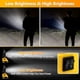 thumbnail image 3 of Luz de trabajo LED para ingeniería al aire libre | Faro de motocicleta superbrillante 12V 18W | Foco externo para triciclo | Blanco 6000K | 15 LEDs | Haz potente | Lente de extensión | Iluminación, 3 of 9