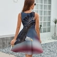 thumbnail image 6 of American Eagle, American Flag Sundress Sleeveless Dress Summer Women Clothes Dress for Women Dresses, 6 of 7