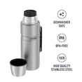 thumbnail image 3 of Thermos Bouteille de Boisson Isotherme sous Vide de 68 Onces en Acier Inoxydable King avec Poignée, Acier Inoxydable, 3 of 6