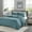 Queen Teal#3, variant on Cotton Bedding Set Tufted Cotton Chenille Medallion Fringe Coverlet Mini Set Taupe King/Cal King,Comforter Set