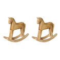 thumbnail image 3 of Moyic Bedroom Wood Animal Decoration Tabletop Nightstand Thanks-giving Apartment Decor Handicraft Birthday Ornament Gift Hotel Mostrar como imagen 2piezas, 3 of 6