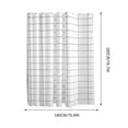 thumbnail image 3 of Guanhe Shower Curtain Sets Bath Thickened Bathroom Shower Curtain Printed Waterproof Rain Curtain Waterproof Partition Shower Curtain Cloth 71''x71'', 3 of 6