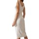 thumbnail image 4 of Lucakuins Vestido de tirantes para mujer, elegante, con correas de perlas, ondulado, liso, ajustado, midi, para fiesta Lucakuins  moda, 4 of 9