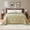 Olive, variant on Bestier Sorona Eco Fabric Queen Size Comforter | All-Season Boho Duvet Insert with Anti-Clump Tech | Luxury Hotel Winter Warm Close-Fitting Down Alternative, Olive Green (90x90 inches)