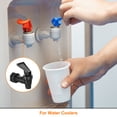 thumbnail image 6 of Reusable Dispenser Tap Set, 4Set Plastic Spigot Replacement Cooler Faucet Valve for Bottle Water, Beverage (Black), 6 of 6