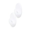thumbnail image 5 of Hyper Tough Medium Removable Self-Adhesive Hook, Oval Plastic Hooks for Hanging Towels and Jackets, with 2 Strips, 2 lbs Capacity, White, 2 Pc, 5 of 7
