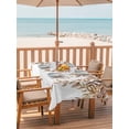 thumbnail image 2 of Outdoor Tablecloths with Umbrella Hole & Zipper, Eucalyptus Leaves 60 x102 Inch Rectangle Tablecloths, Brown Summer Botanical Weeping Waterproof Table Cloth, Patio/Pool/Picnic Table Covers, 2 of 8