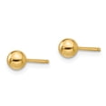 thumbnail image 4 of Boucles d'Oreilles Clous en Or Jaune 14K (4mm), 4 of 4
