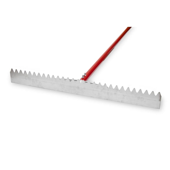 MARSHALLTOWN Magnesium Asphalt Lute, 72 Inch Handle Length, 36 Inch Blade,  T-Connector, Made in the USA, RED700029C