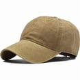 thumbnail image 4 of Women's & Men's 2-Pack Plain Baseball Caps - Solid Color Unisex Dad Hats for Casual Daily Wear, Soft Cotton Adjustable Sports Caps (Multi-Color Set), 4 of 9