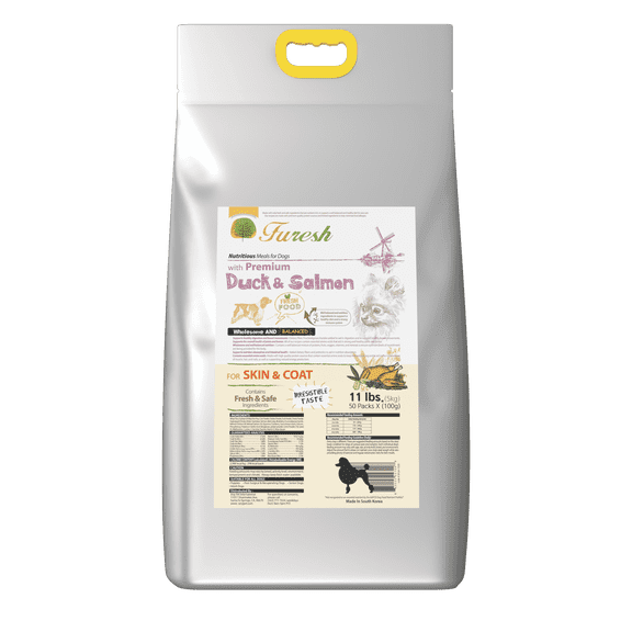FURESH Limited Ingredient Dry Dog Food, Duck & Salmon Recipe, 11 lb Bag