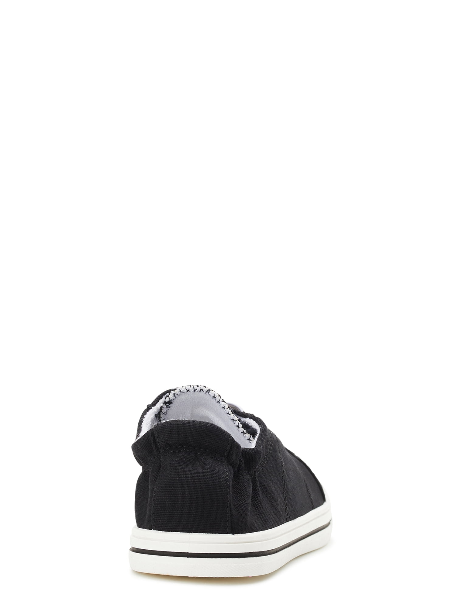 Wonder Nation Little Girl & Big Girl Canvas Bump Toe Sneakers