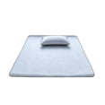 thumbnail image 2 of Esterilla refrescante de seda helada – Sábana lavable de verano, funda de colchón suave y transpirable para camas dobles o individuales, plegable y lavable a máquina., 2 of 6