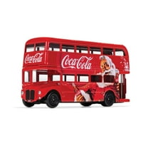 Diecast London Double Decker Bus - Coca Cola Santa