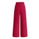 thumbnail image 1 of Pantalones de pierna ancha BTFBM para mujer, elásticos, cintura alta, color rojo Palazzo 18, 1 of 9