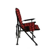 KUMA Outdoor Gear 887-KM-SBHC-RB Switchback Heated Camping Chair Red/Black Plaid