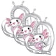 thumbnail image 1 of Cadena de Animal AxolotlNeck06 3Pzas Ajolote/Corazón Plata/Rosa Metal Cadena y Dije. High Monaco MXTXK-003, 1 of 3