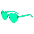 thumbnail image 5 of Gafas de sol con forma de corazón, tendencia europea y americana, gafas de sol de una pieza sin montura, 5 of 5