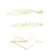 thumbnail image 2 of Pinza para el pelo para mujer - 3 pasadores para el pelo, horquillas para el pelo con forma de corazón y perlas, pinzas para el pelo para niñas, estil Soledad pinzas para el cabello de la muchacha de las mujeres, 2 of 9
